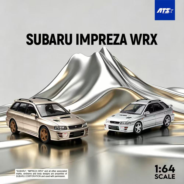 [Preorder] ATS Model 1:64 Subaru IMPREZA WRX (2 Colours) ATS881502/ATS881504