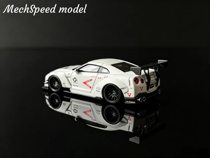 [Preorder] MechSpeed 1:64 Nissan GT-R R35 LB-Works Edition Air Force Grey Livery