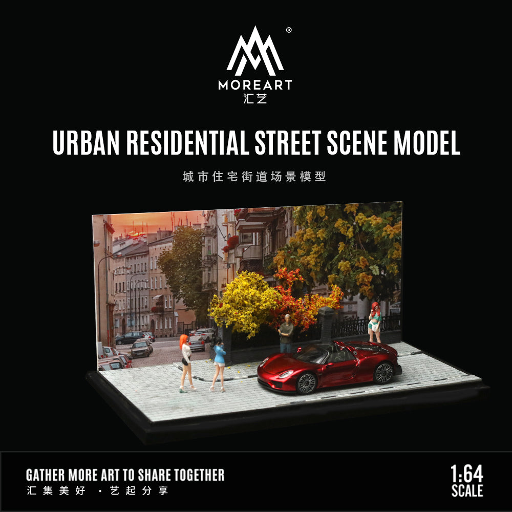 [Preorder] MoreArt 1:64 URBAN PESIDENTIAL STREET SCENE MODEL