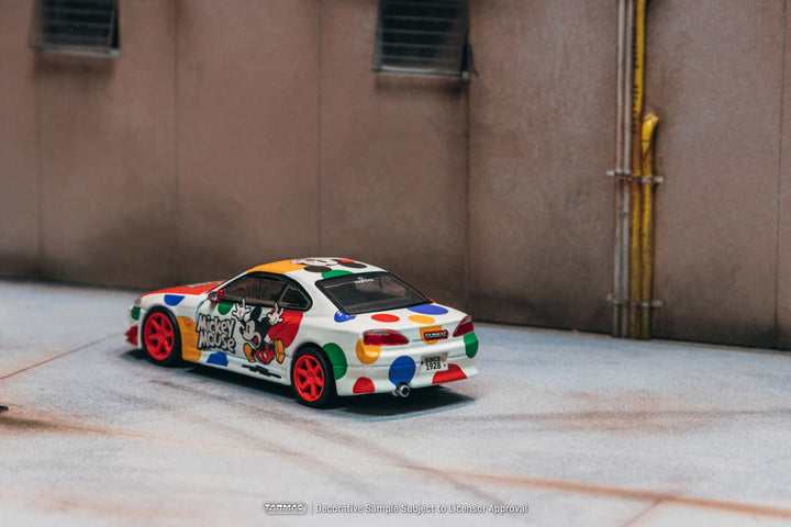 [Preorder] Tarmac Works 1:64 VERTEX Nissan Silvia (S15) Mickey Mouse T64G-023-MK