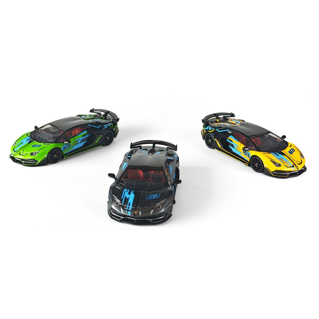[Preorder] Maxwell Model 1:64 Lamborghini Aventador SVJ63 (3 Colours) Mw6435008/Mw6435009/Mw6435010
