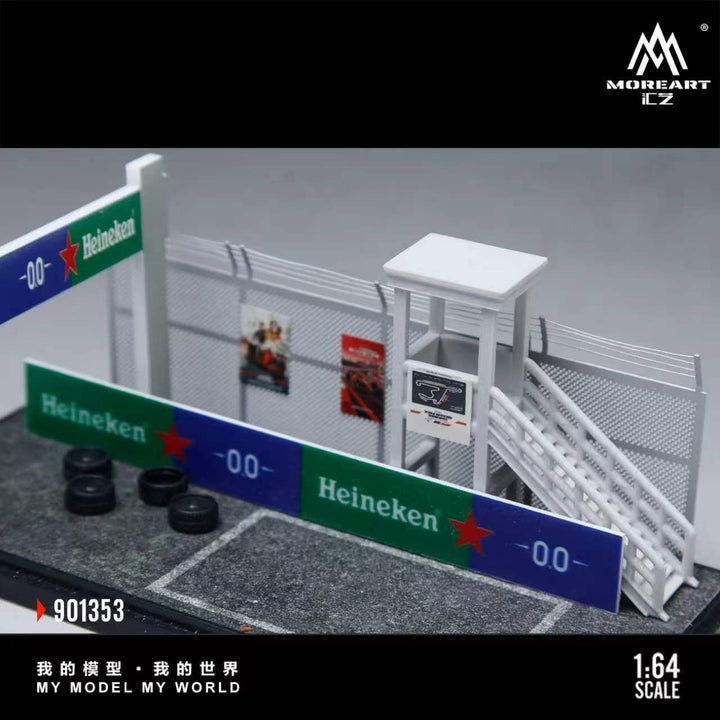 [Preorder] MoreArt 1:64 SCENE OF THE PIT AREA IN A CAR RACING EVENT MO901353