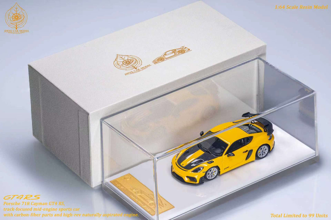[Preorder] JINYE Car Model 1:64 Porsche 718 M4 GTS (9 Colours)