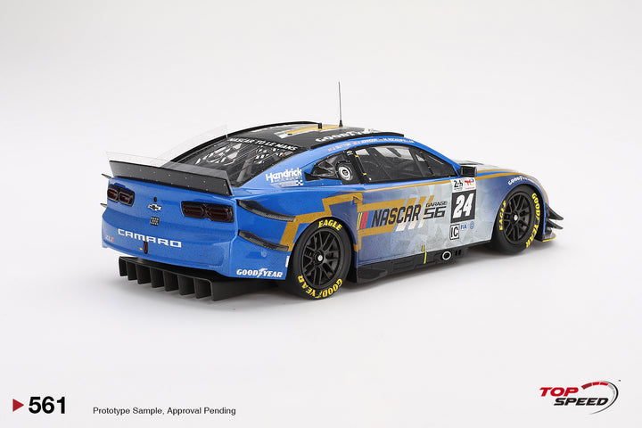 Topspeed 1:18 Garage 56 Chevrolet Camaro ZL1 #24 Hendrick Motorsports 2023 Le Mans 24Hr Post-Race Weathered