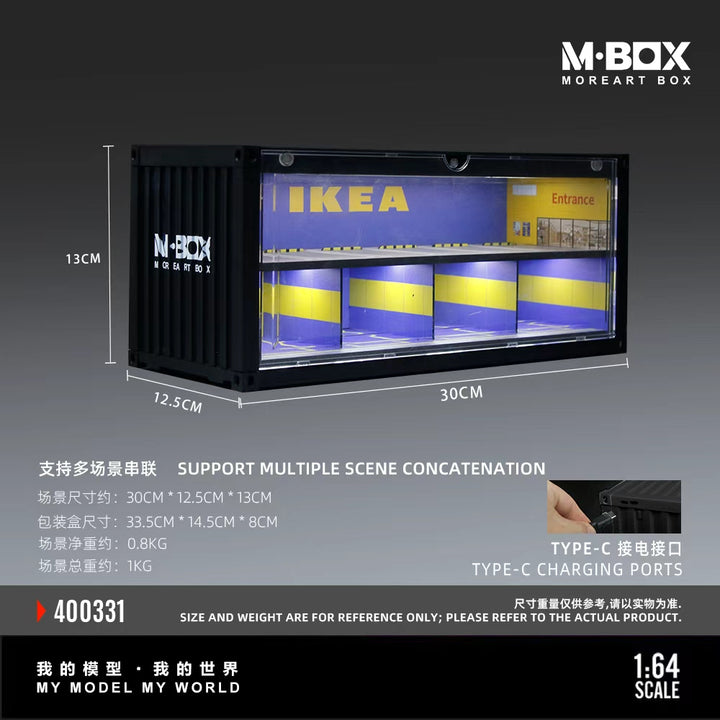 [Preorder] MBOX 1:64 Container Model Storage Scene (2 Variants) MB400331/MB400332