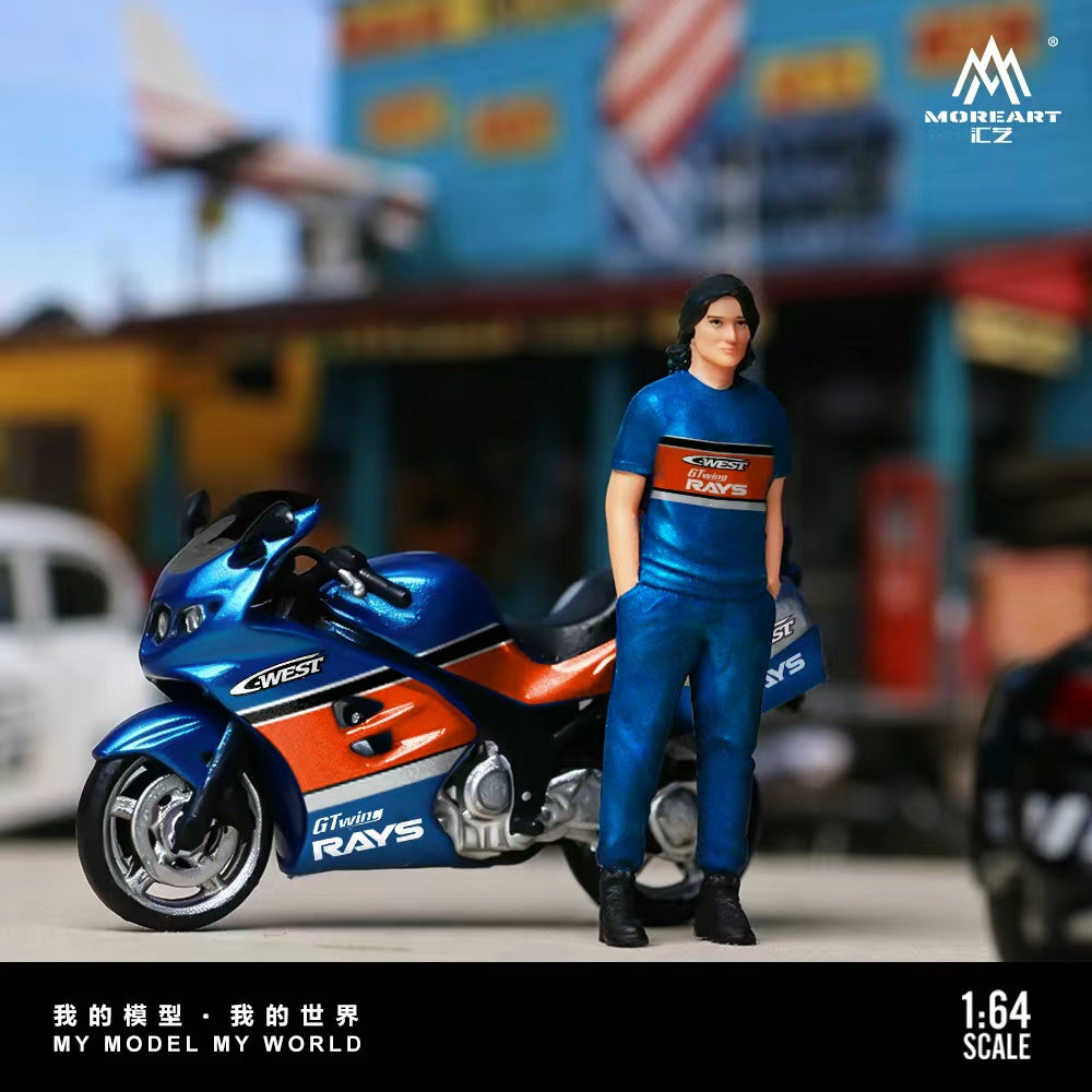 Preorder] MoreArt 1:64 Triumph Sprint ST 1050 Motorcycle Figure
