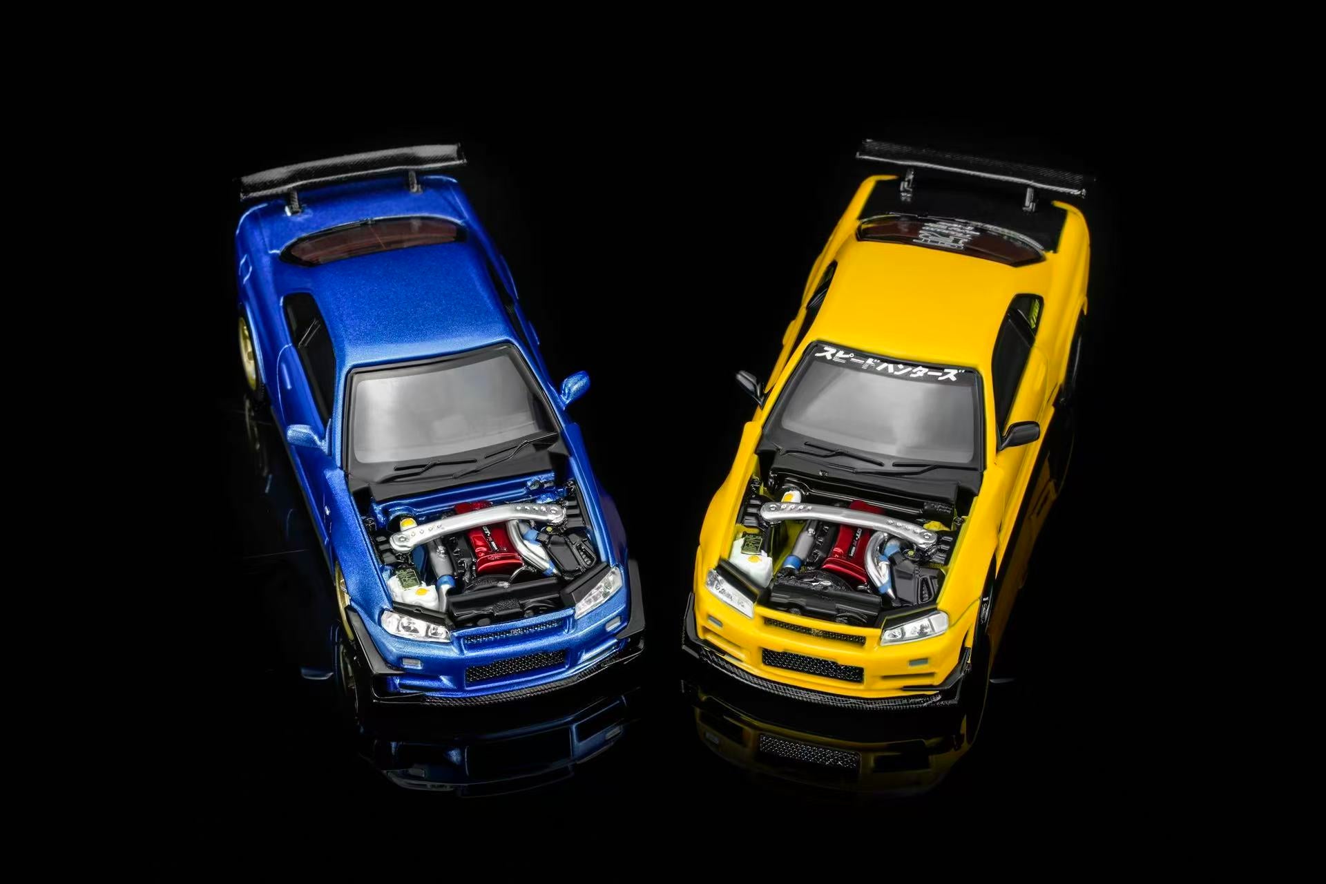Preorder] MOTORHELIX 1:64 Nissan Skyline GT-R (R34) Customized (2