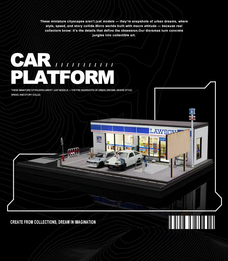 [Preorder] SHOU CANG JIA 1:64 Lawson Convenience Store (Large) SCENE SCJ-82045-A