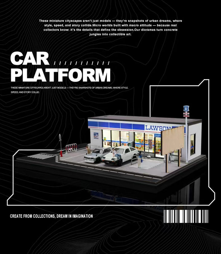 [Preorder] SHOU CANG JIA 1:64 Lawson Convenience Store (Large) SCENE SCJ-82045-A