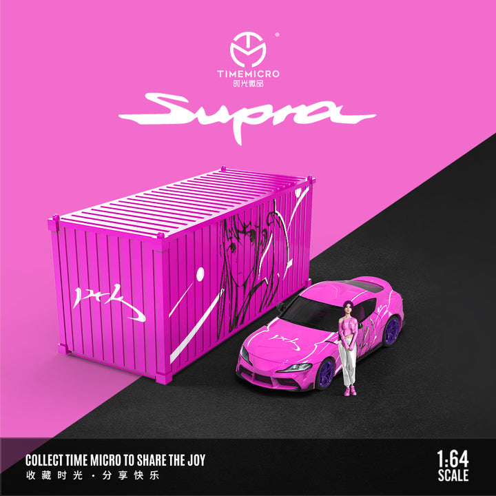 [Preorder] TimeMicro 1:64 Toyota A90 Pink Girl Livery (4 Versions)