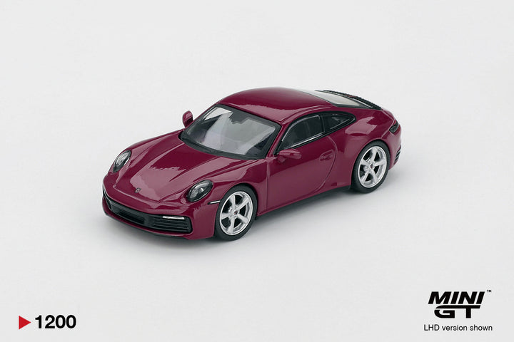 [Preorder] MINIGT 1:64 Porsche 911 (992.1) Rubystone Red Set MGTS0021