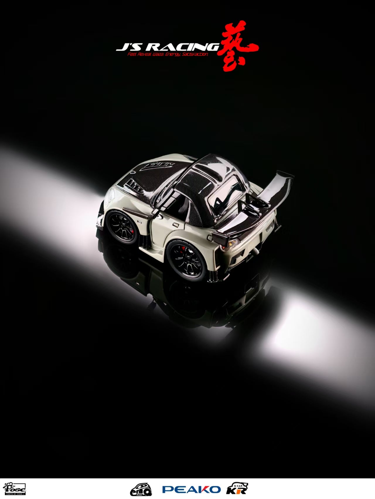 Preorder] Era Q & Peako 1:64 Honda S2000 J's Racing 2025 Tokyo