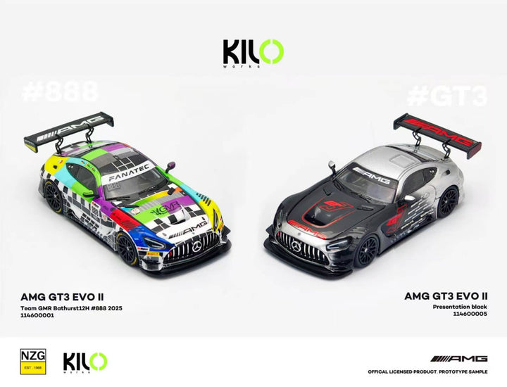 [Preorder] KILO Works 1:64 Mercedes AMG GT3 EVO II Bathurst 12h 2025 #888 114600001