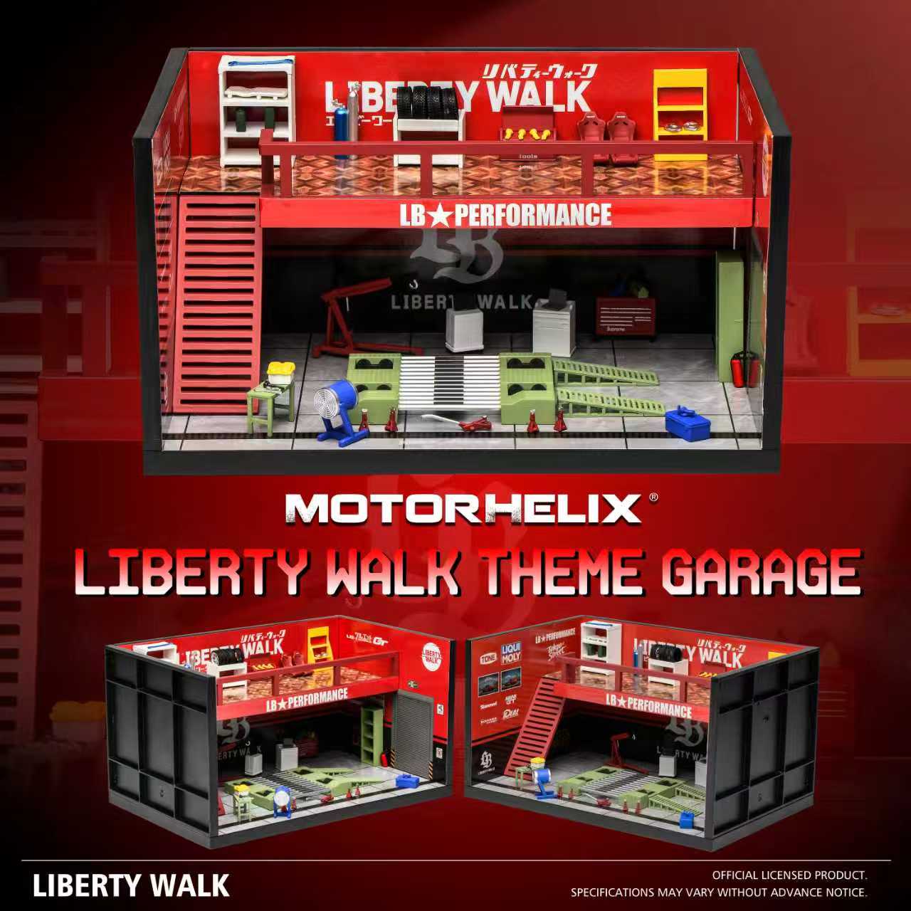 Preorder] MOTORHELIX 1:64 Auto Repair Shop Scene Finished Model