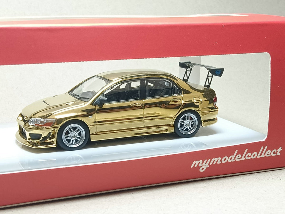 [Preorder] Model Collect 1:64 Mitsubishi Lancer Evolution EVO VII - Chrome Gold