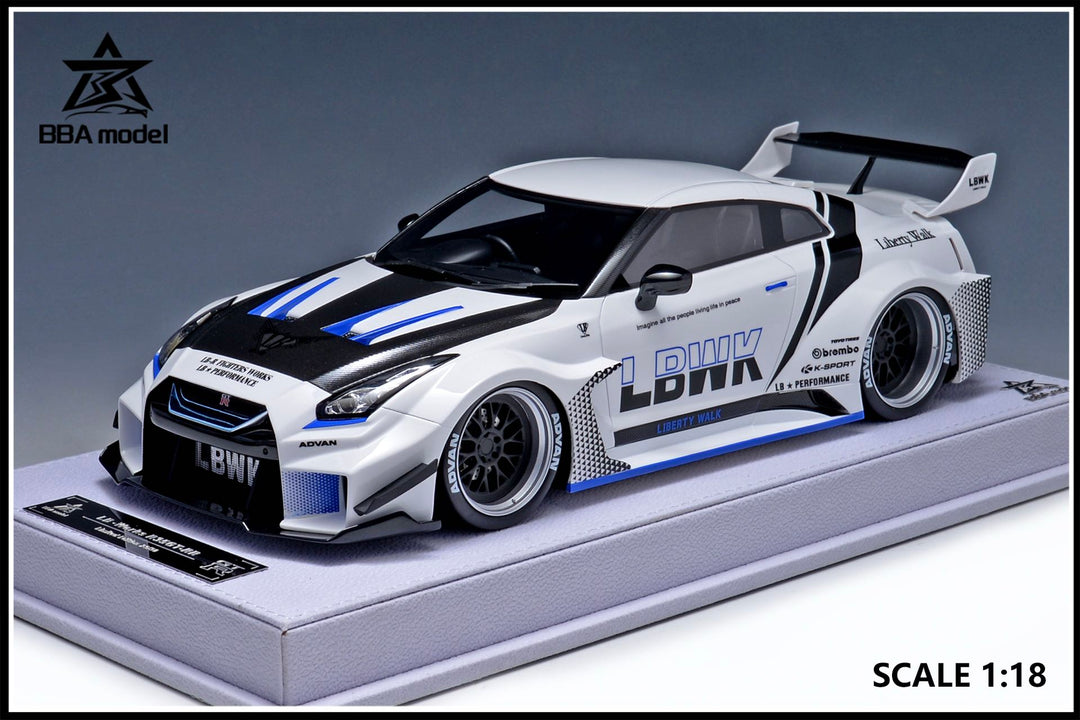 [Preorder] BBA model 1:18 Nissan GTR 35GT-RR LBWK (5 Colours)