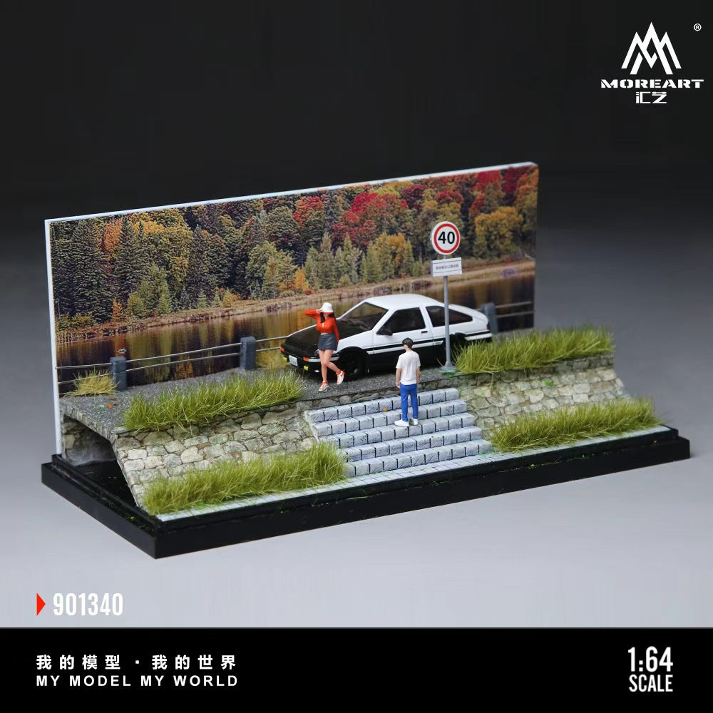 morimori Preorder] MoreArt 1:64 The Water-side village Road MO901340
