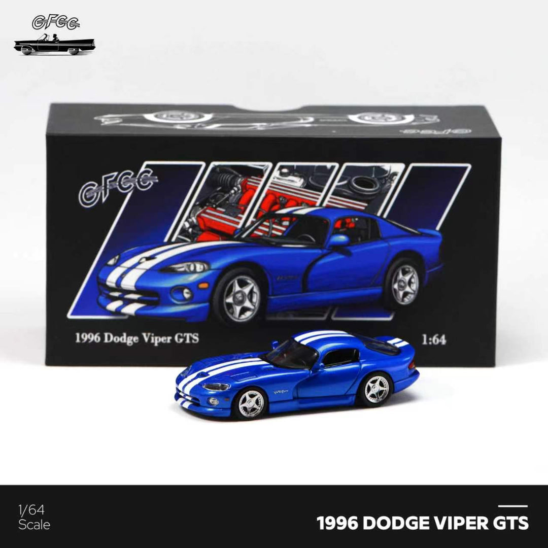 [Preorder] GFCC 1:64 Viper GTS Blue &amp; White Stripes