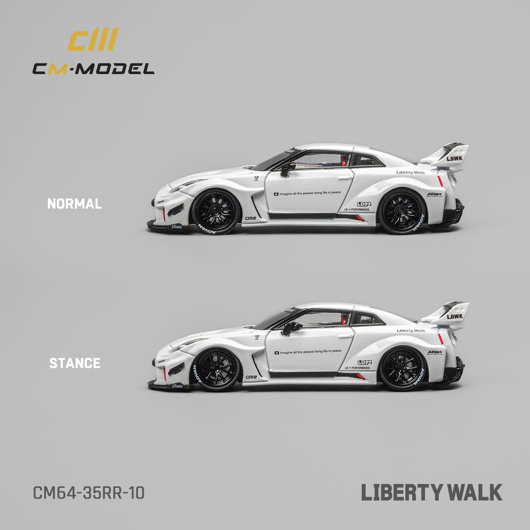 [Preorder] CM Model 1:64 Nissan LBWK Super Silhouette GT35RR White