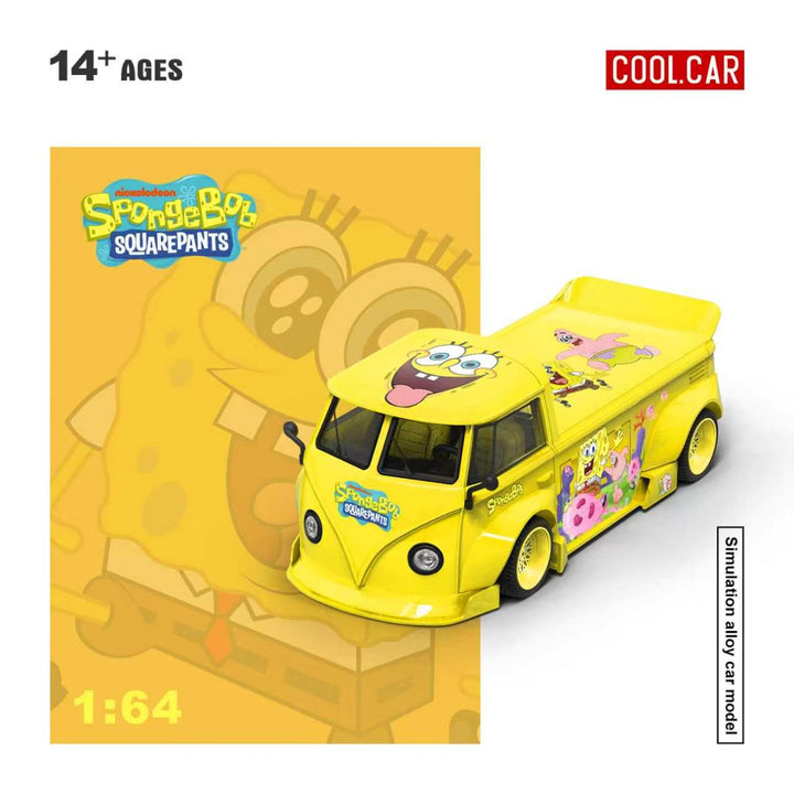 [Preorder] Cool Car 1:64 Volkswagen T1 Pickup - SpongeBob Livery CC643926