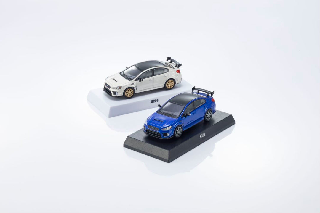 [Preorder] Kyosho 1:64 SUBARU WRX STI  MINI CAR & BOOK - Blue