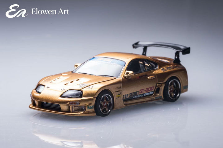 [Preorder] Elowen Art 1:64 Top Secret A80 Supra MK4 Gold