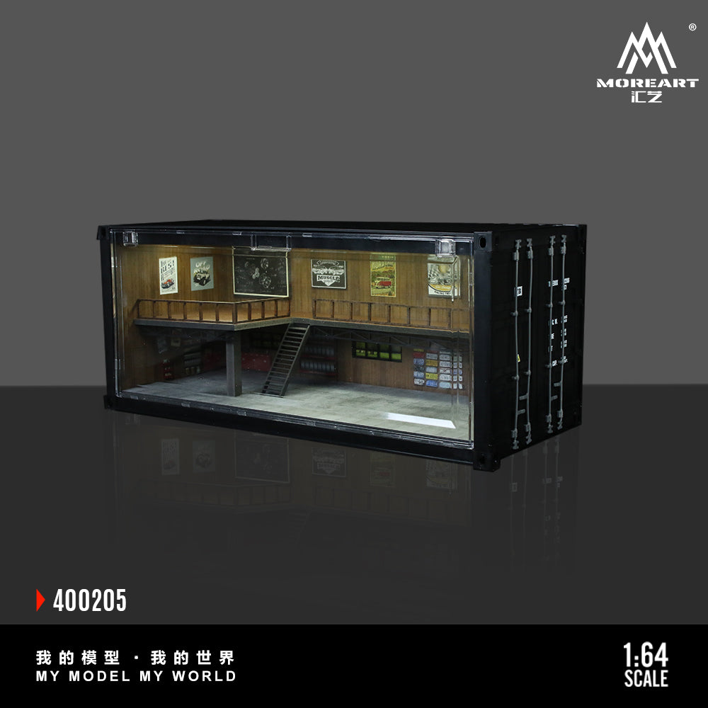 [Preorder] MoreArt 1:64 CONTAINER REPAIR SHOP SCENE MO400205