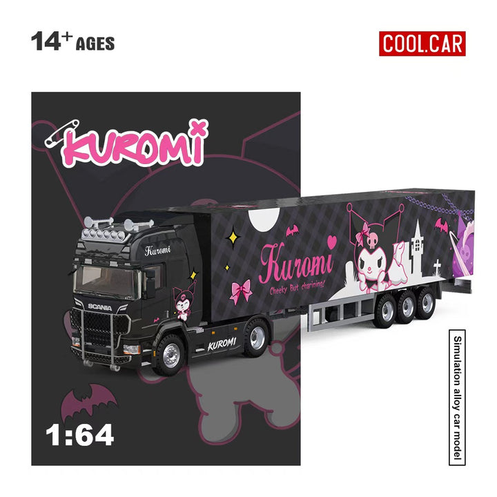 [Preorder] Cool Car 1:64 Scania Container Truck Kuromi Livery CC644032