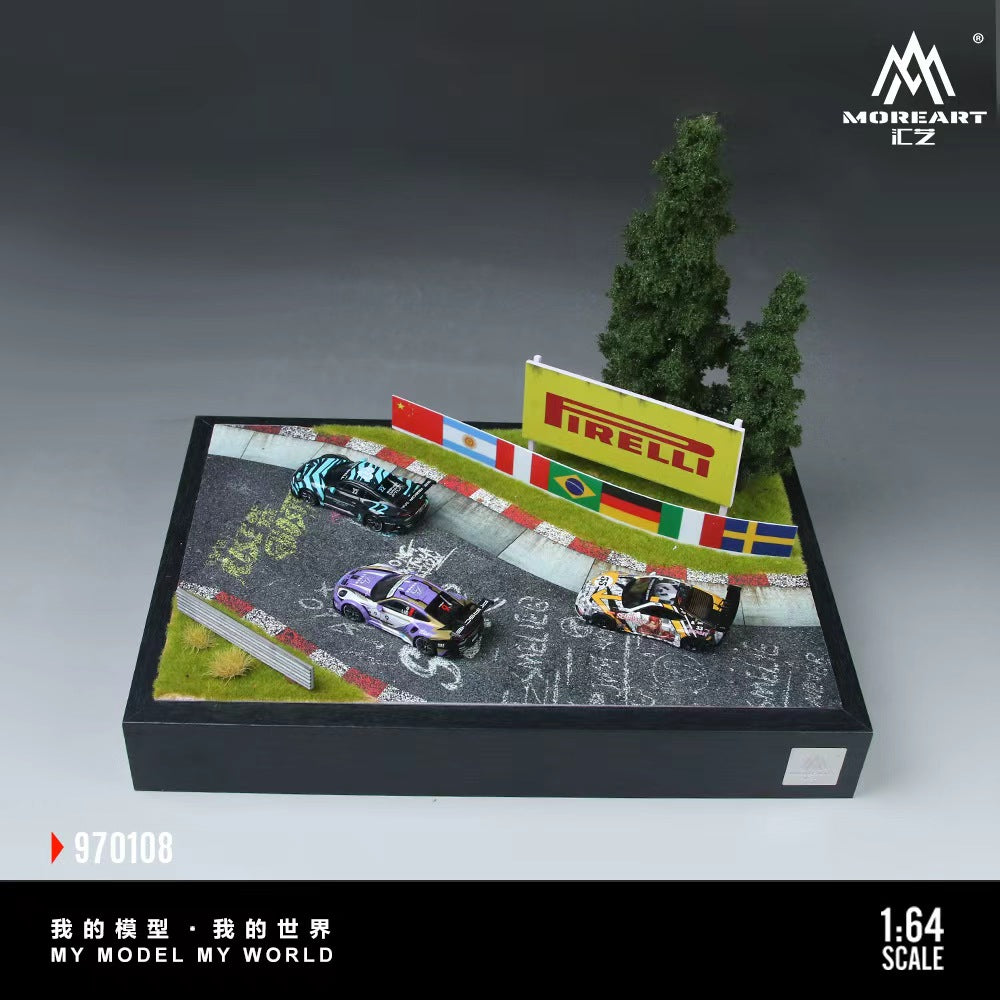 [Preorder] MoreArt 1:64 NURBURGRING TRACK O3 MODEL MO970108