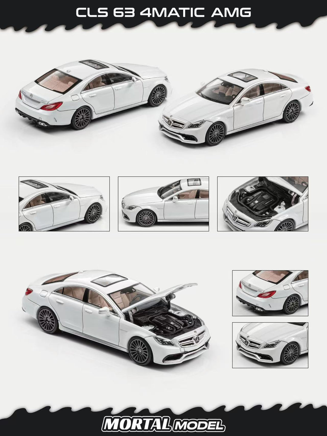 [Preorder] Mortal 1:64 Mercedes CLS 63 4MATIC AMG (2 Colours)