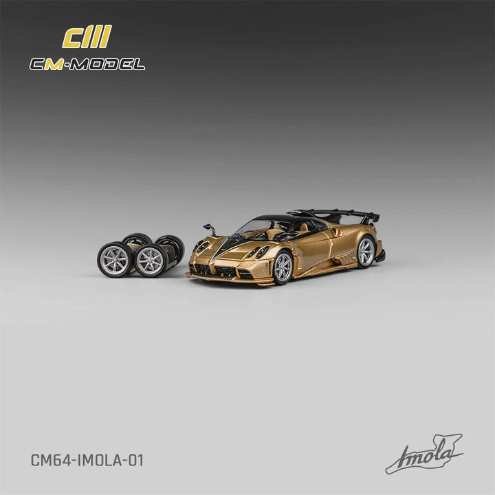 [Preorder] CM Model 1:64 Pagani Imola - Gold Full Carbon