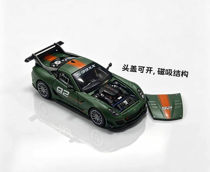 [Preorder] Rhino Model 1:64 Ferrari 599XX EVO (with opening engine hood) (3 Colours)