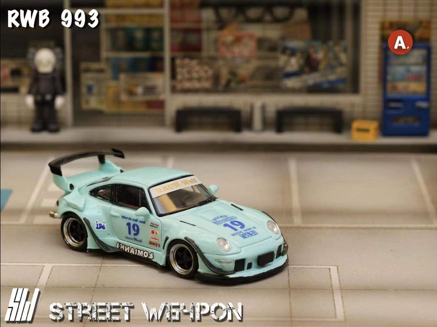Street Weapon 1:64 Porsche RWB 993 (3 Versions) – Horizon Diecast