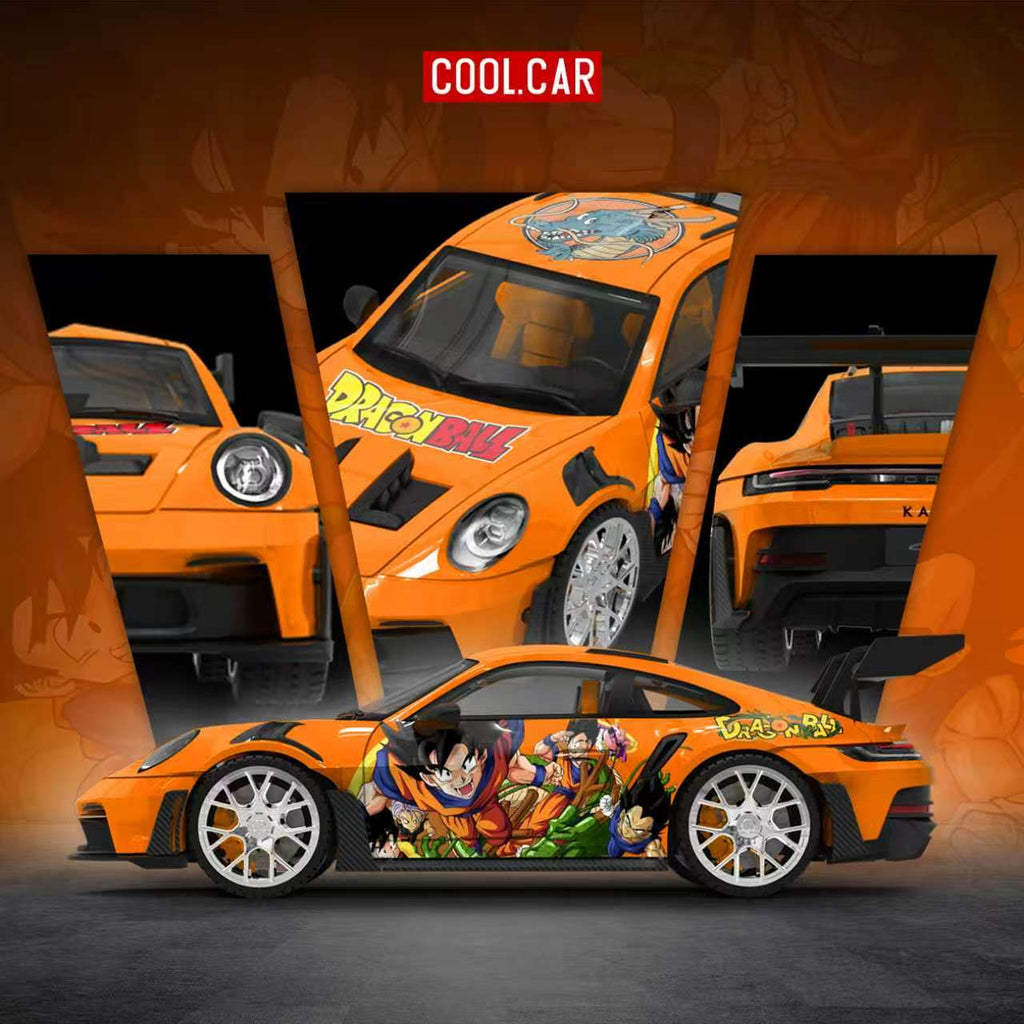 Preorder] Cool Car 1:64 Porsche 992 GT3 RS Dragon Ball Livery