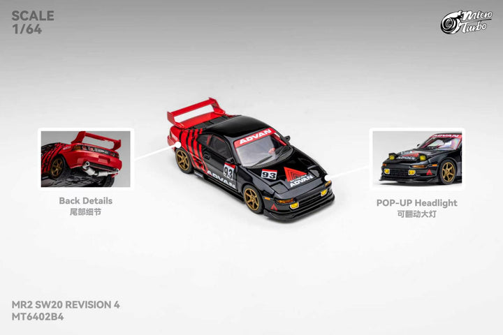 [Preorder] Microturbo 1:64 MR-2 SW20 Advan MT6402B4