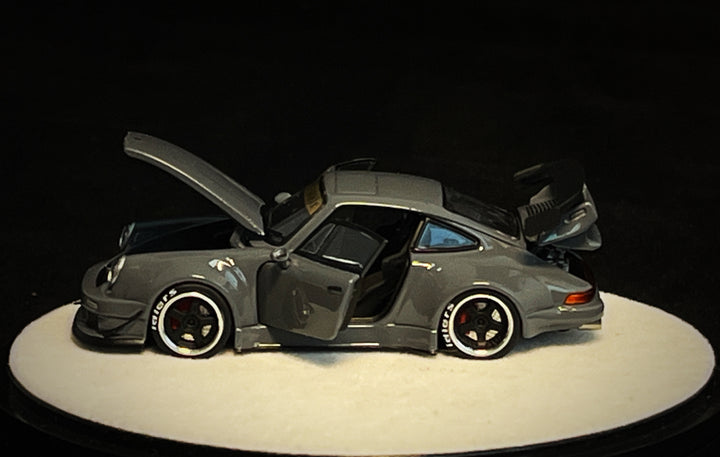 [Preorder] PGM 1:64 Porsche RWB 930 Cement Grey (2 Versions)