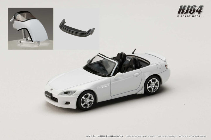 [Preorder] Hobby Japan 1:64 Honda S2000 AP1 CUSTOMIZED VERSION (2 Colours) HJ643020BY/ HJ643020BW