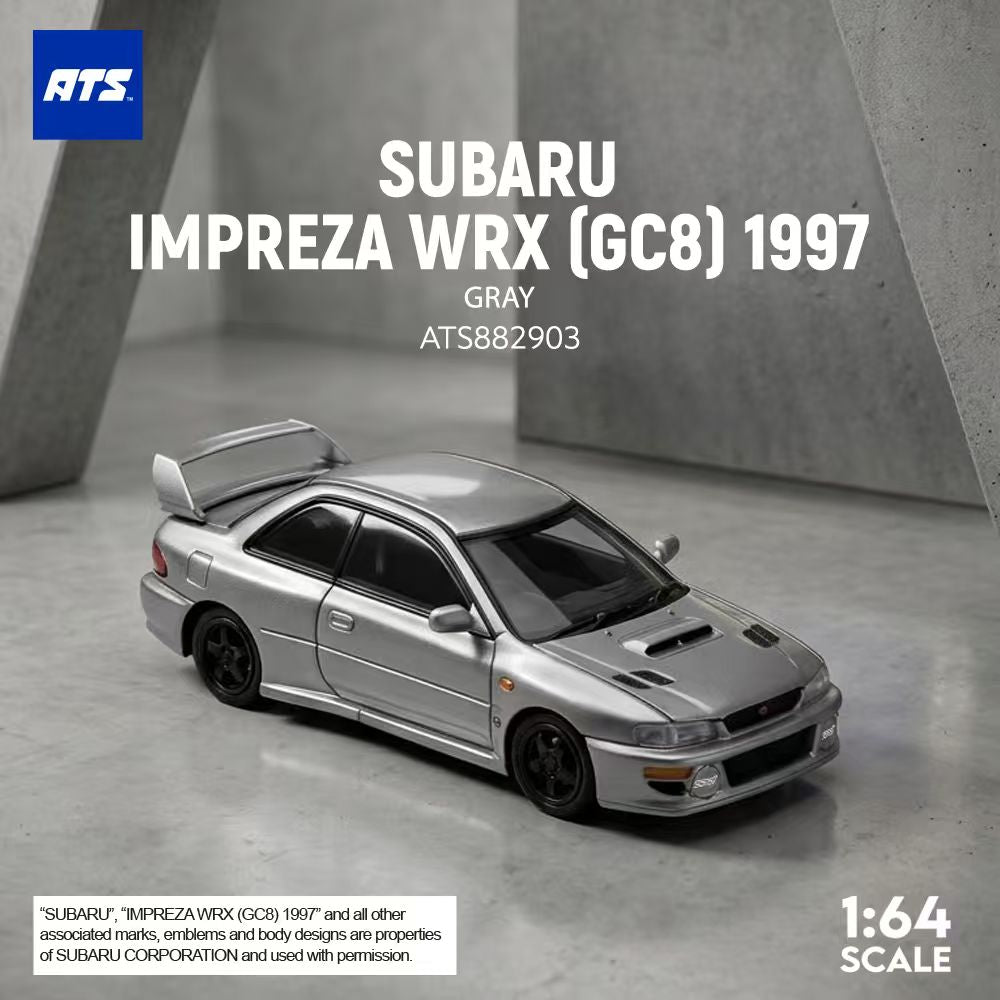 [Preorder] ATS Model 1:64 Subaru Impreza WRX (GC8) 1997 (2 Colours) ATS882903/ATS882904