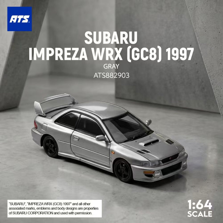 [Preorder] ATS Model 1:64 Subaru Impreza WRX (GC8) 1997 (2 Colours) ATS882903/ATS882904