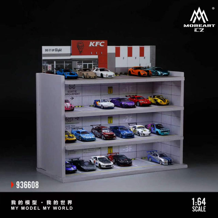 [Preorder] MoreArt 1:64 SCENE H OF A JAPANESE PARKING BUIDING  MO936608