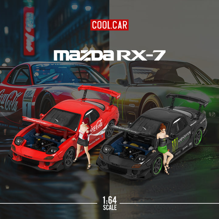 [Preorder] Cool Car 1:64 MAZDA RX-7 (4 Versions)