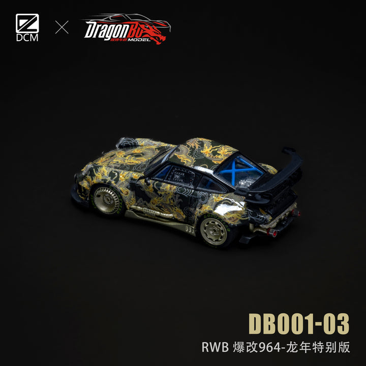 [Preorder] DragonBo Model X DCM 1:64 Porsche RWB964 The Year Of Dragon Special edition