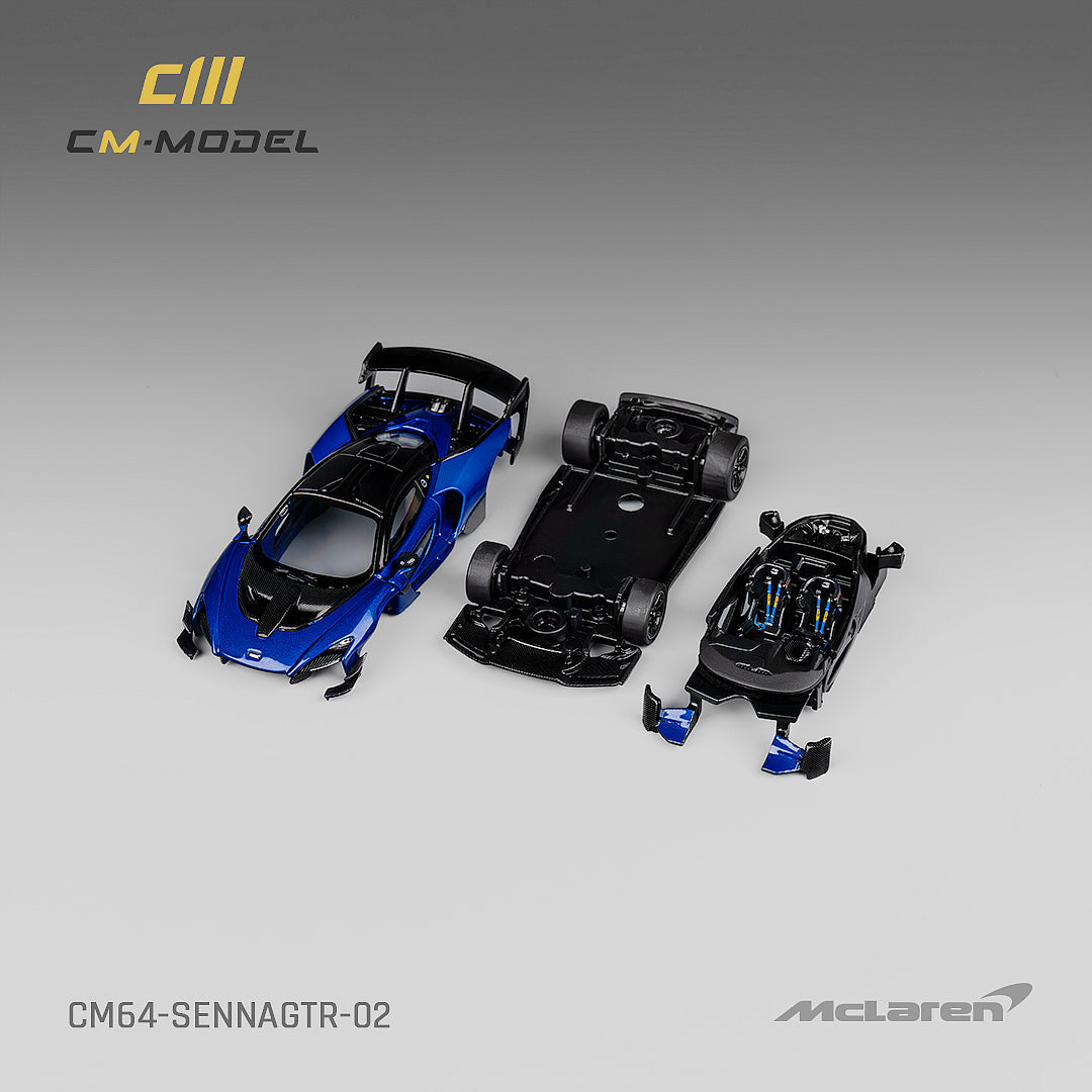 希少】CM MODEL 1/64 McLaren Senna GTR Toy Car salon 限定 マジック