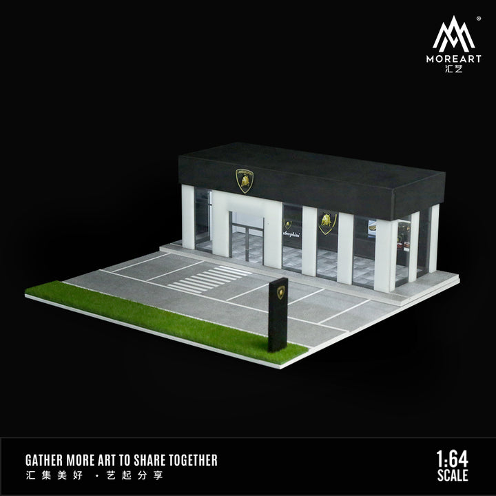 [Preorder] MoreArt 1:64 Lamborghini Showroom Scene Model