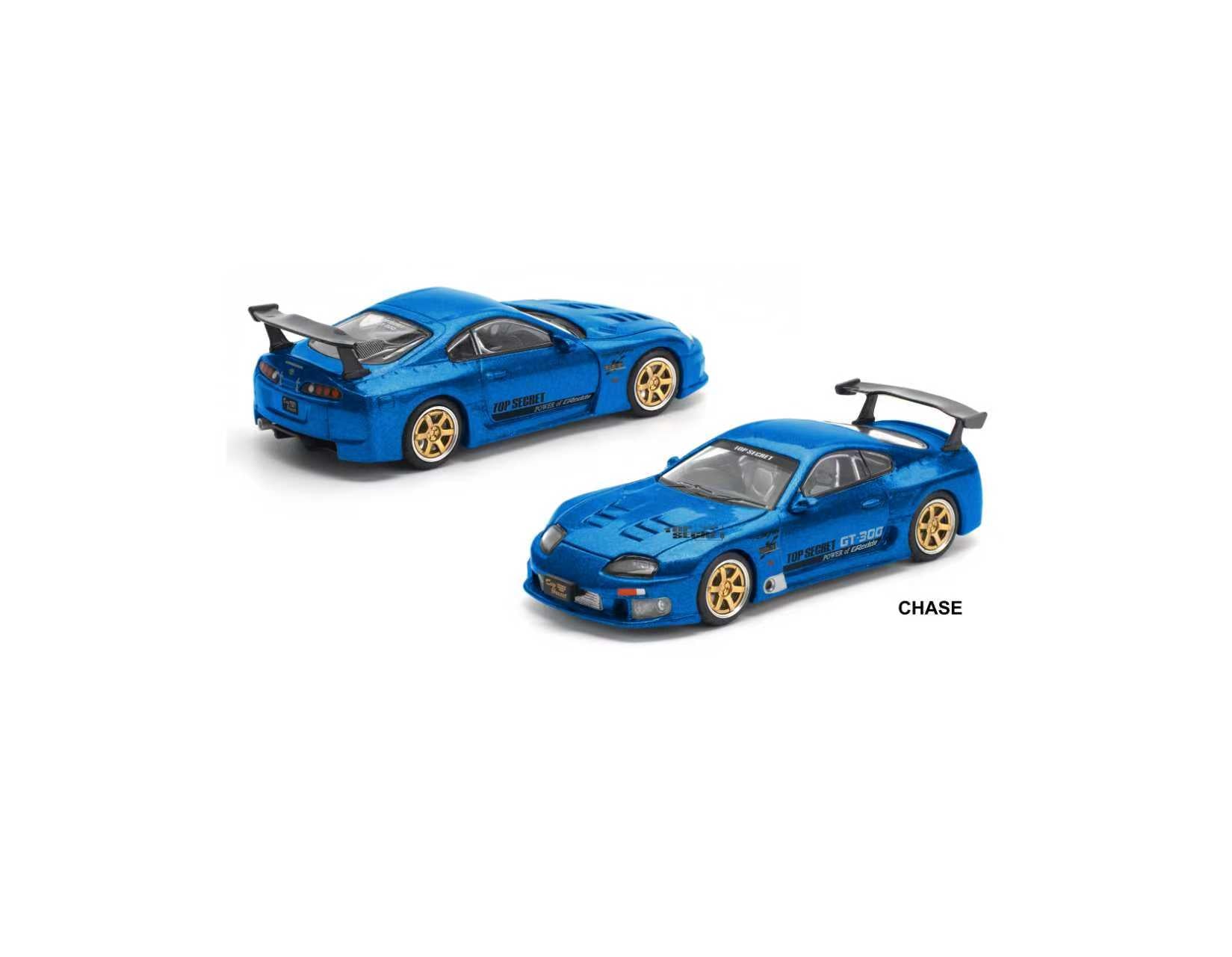 Preorder] POPRACE x Enigma 1:64 TOYOTA SUPRA GT500 (A80) BLUE
