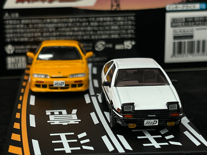 [Preorder] Modelers 1:64 Vol. 19 Initial D AE86 Fujiwara Takumi VS S14 Nakamura Kenta Double Car Set