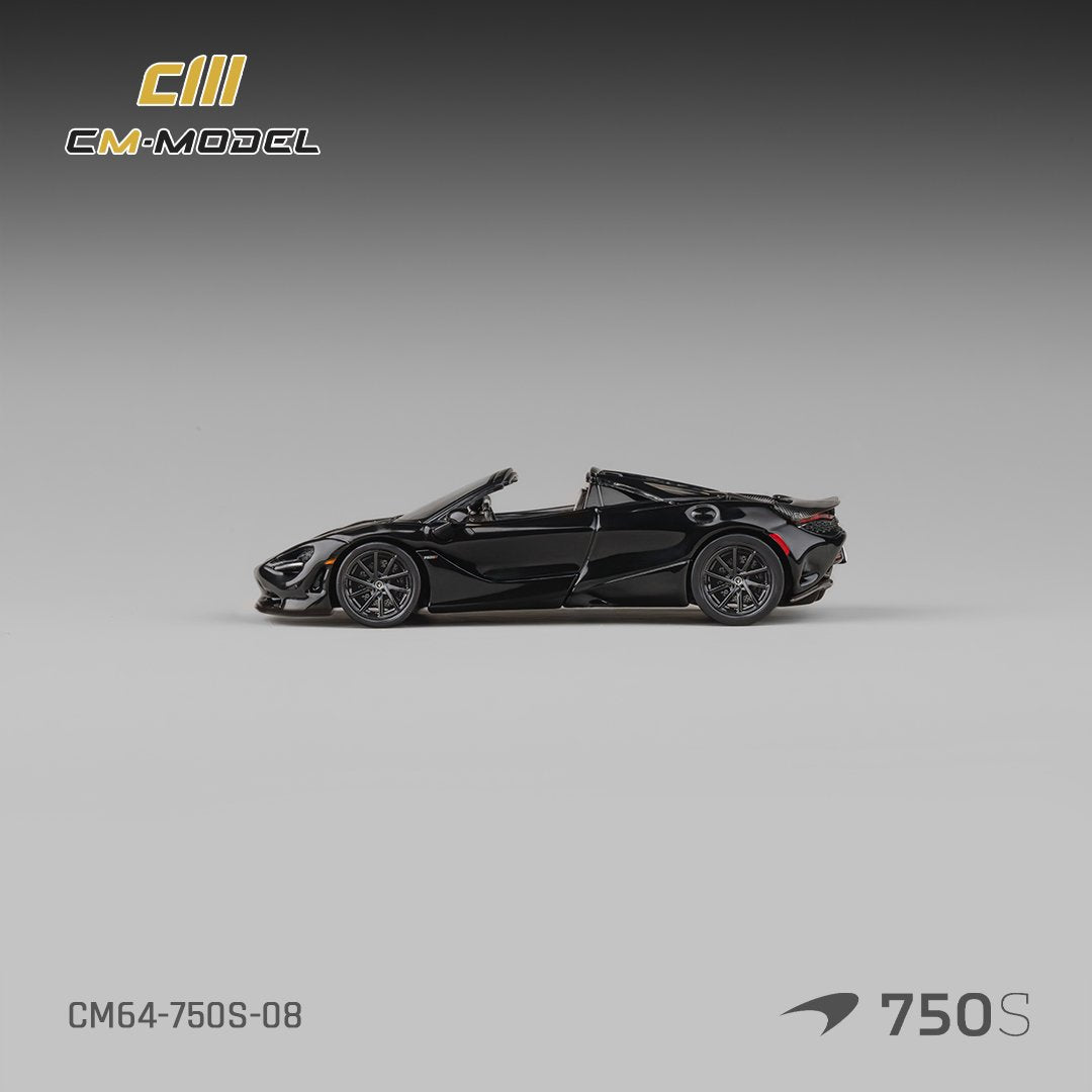 [Preorder] CM Model 1:64 Mclaren 750S Spider Onyx Black CM64-750S-08