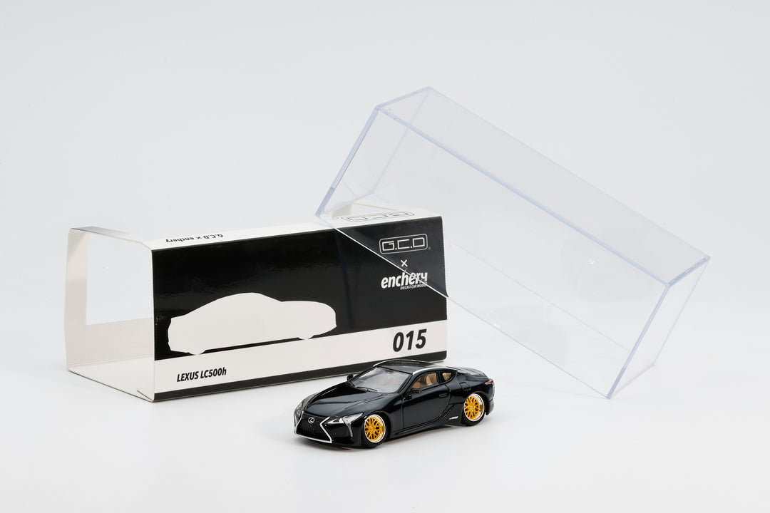 [Preorder] GCD x ENCHERY 1:64 Lexus LC500 Lowriding LHD 2017 Black GE-003-15