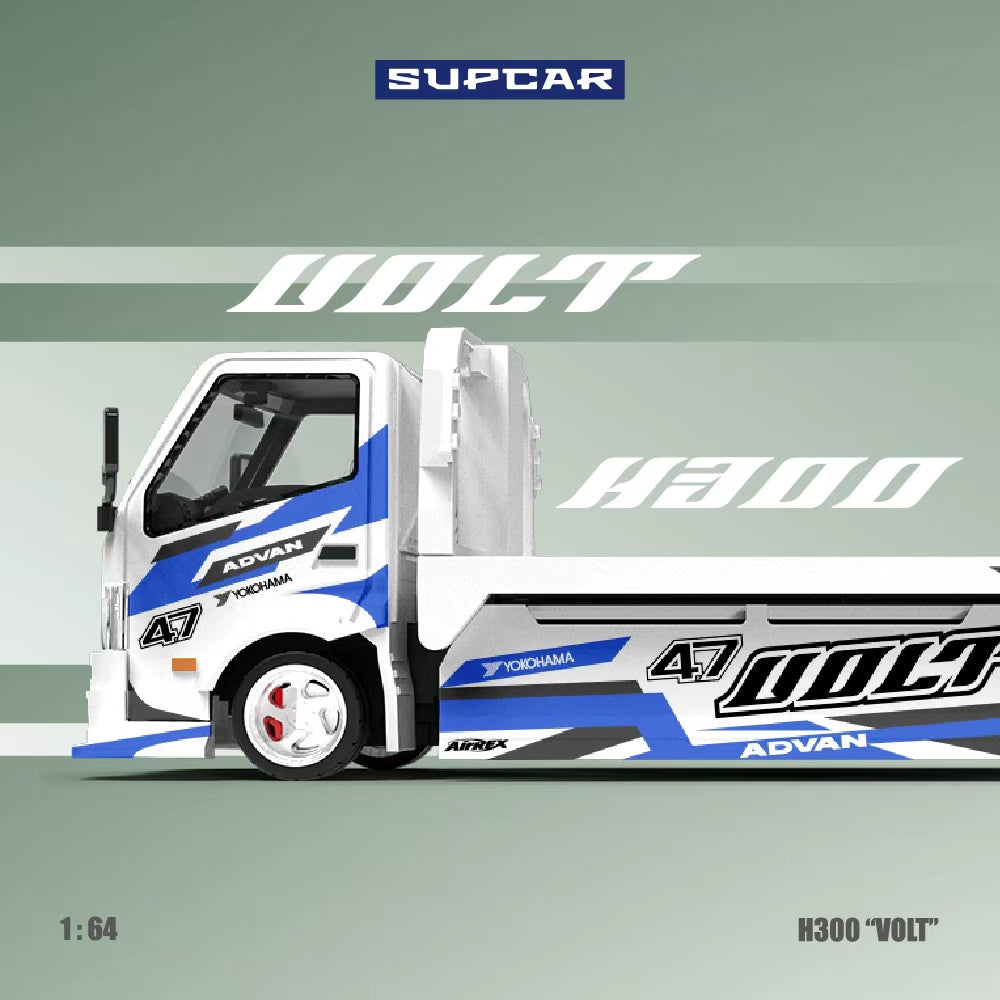 [Preorder] SUPCAR 1:64 ADVAN“VOLT” H300 Blue&amp;White Livery SC647237