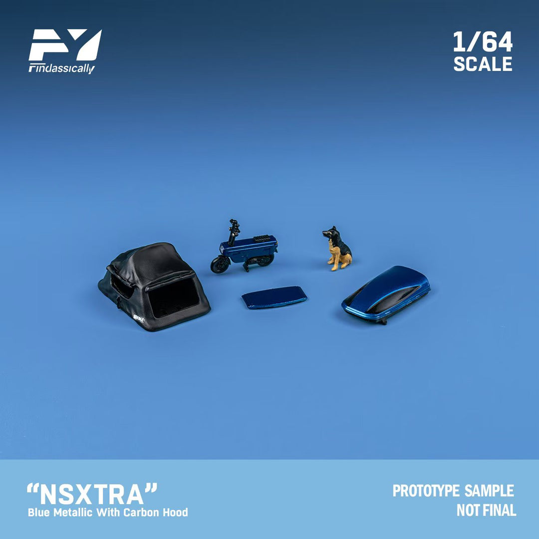 [Preorder] Finclassically 1:64 Honda NSX TRA Transparent Blue (2 Versions)